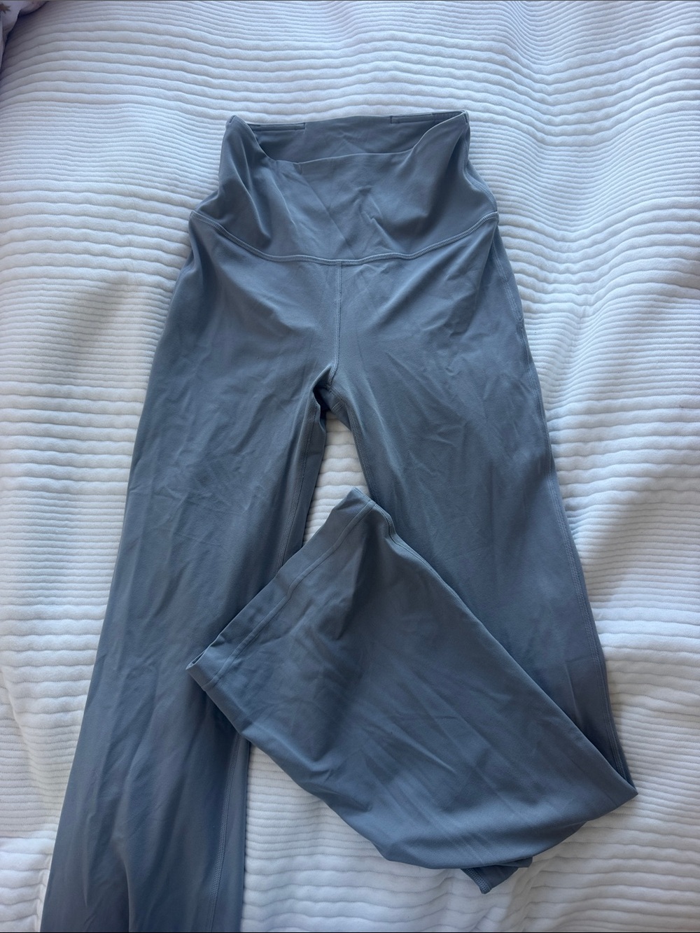 lululemon athletica Wide-Leg High-Rise Pants — Slate Blue
